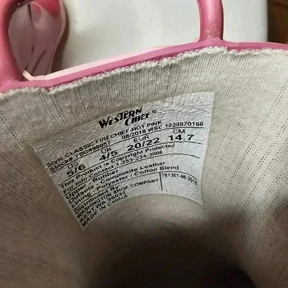 Western Chief Rain Kids Boots 5/6 - Picture 4 of 6